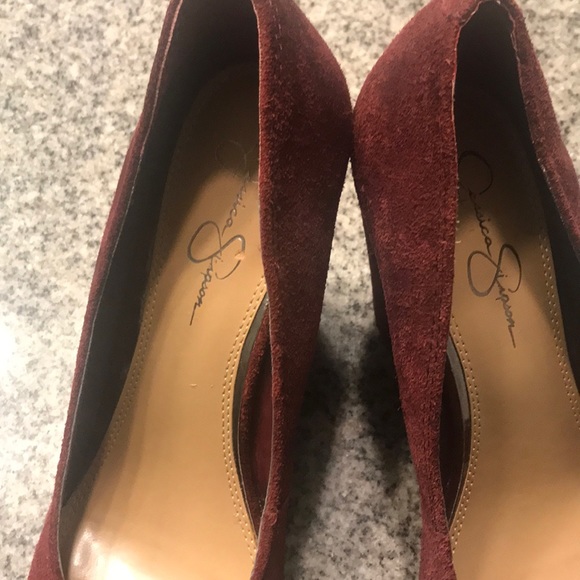 Jessica Simpson Suede Wedge Heel - Picture 8 of 8